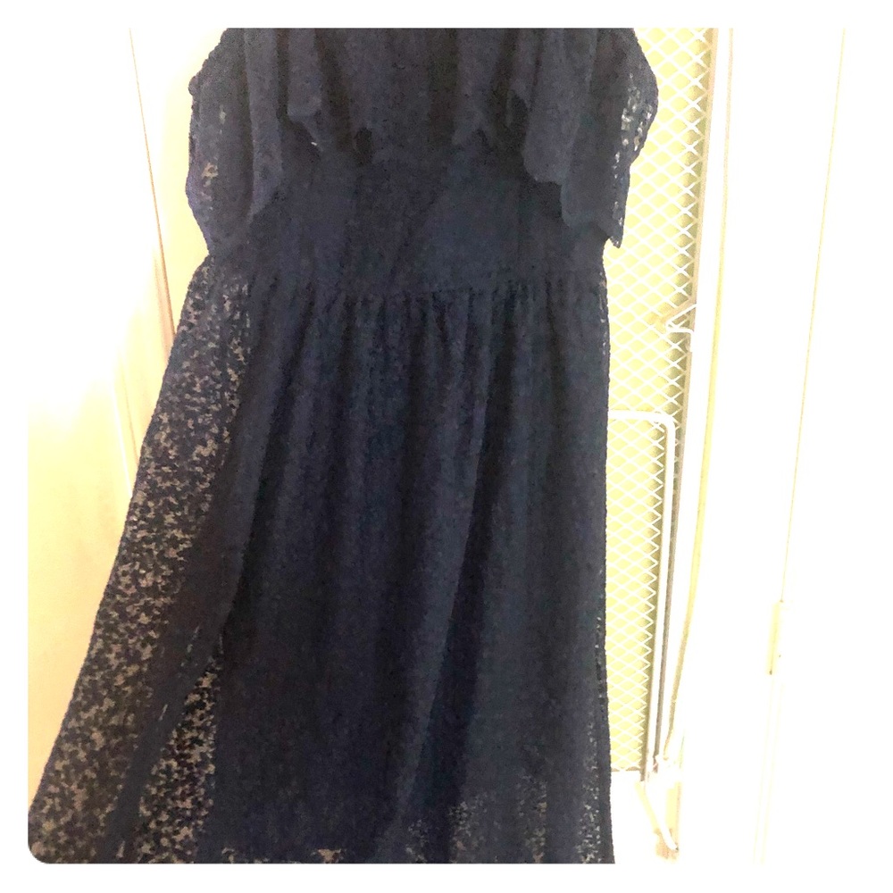 H&M lace overlay dress